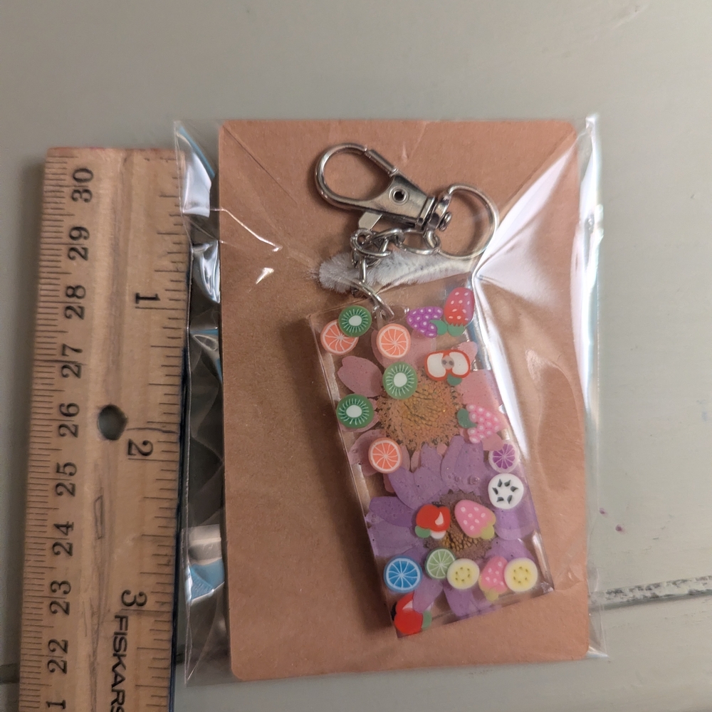 Handmade Colorful Keychain - Picture 2 of 3